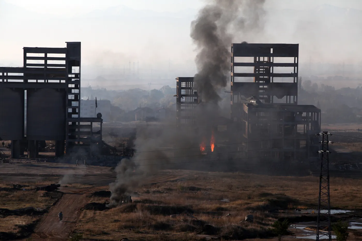 Production still from The Expendables 2 (2012)