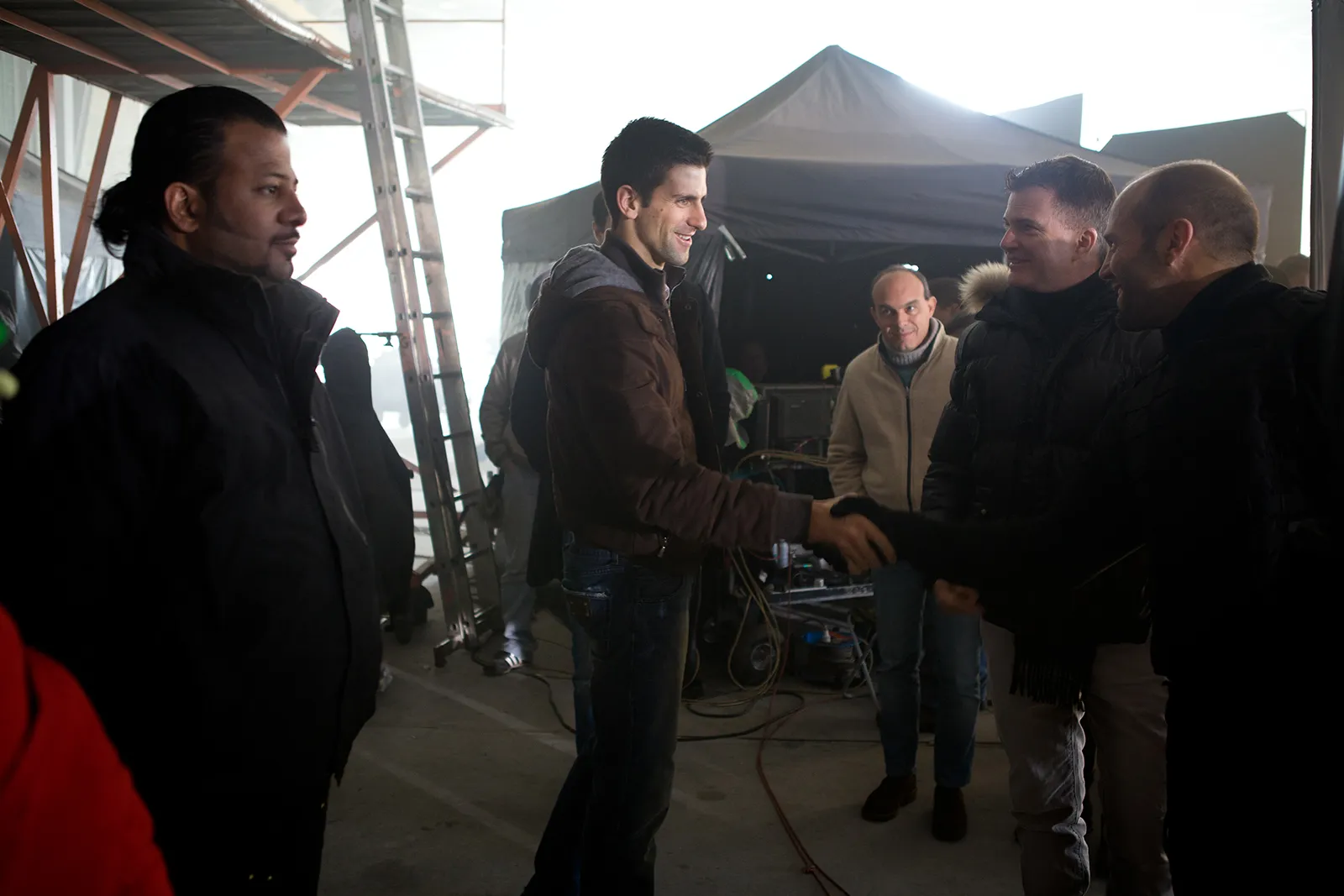 Production still from The Expendables 2 (2012)
