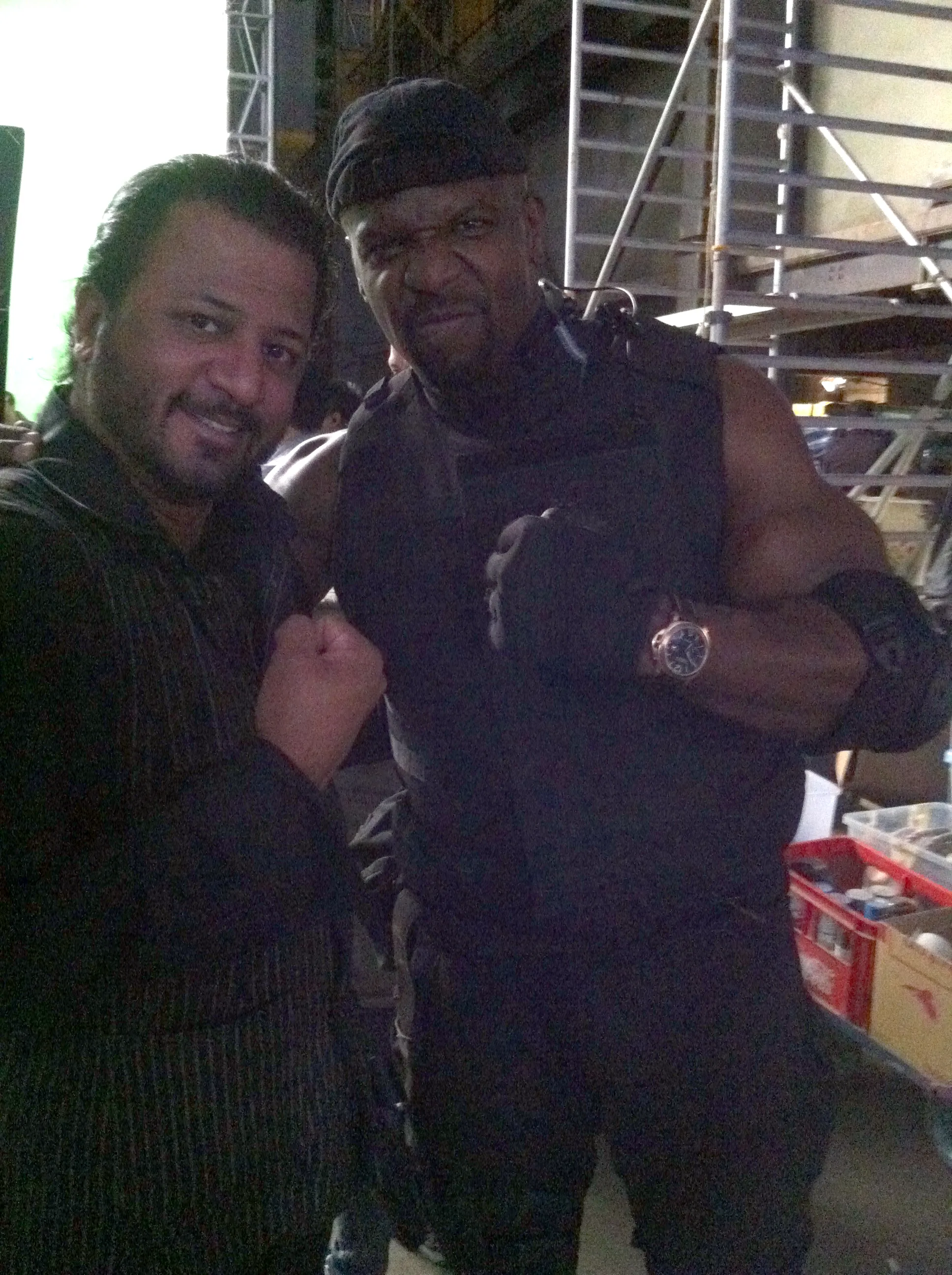 Production still from The Expendables 2 (2012)